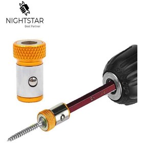 Resim hepsiofis 6.35mm Mıknatıslı Elektrikli Tornavida Yüzük Vida Tutucu Yüzük 