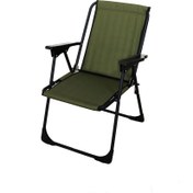 Resim Lüks Katlanabilir Plaj Piknik Sandalyesi Yeşil 