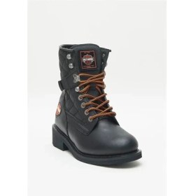 Resim Harley Davidson New Worker Kadın Siyah Y.Deri Bot 