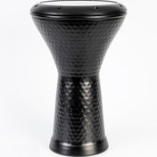Resim MASTERWORK ÇÖMLEK DARBUKA DÜZ SİYAH MODEL 
