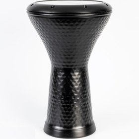 Resim MASTERWORK ÇÖMLEK DARBUKA DÜZ SİYAH MODEL 