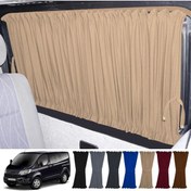 Resim Oto Pandami Fort Custom Kısa Şase 2012+ Uyumlu Krem Raylı Oto Perde Takımı 