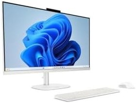 Resim HP OmniStudio 27-CU0009NT D62C1EA Intel Core 5 210H 16GB RAM 512GB SSD 27 inç Full HD FreeDos Beyaz All In One PC 