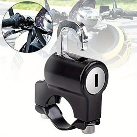 Resim 1 adet Evrensel Kask Kulpu Kiliti, Dayanıklı Metal Olarak Üretilmiştir, Motor ve Bisiklet Kaskları için Kablo Kilitleri ile Anti-Hırsızlık Güvenliği Sağlar. 