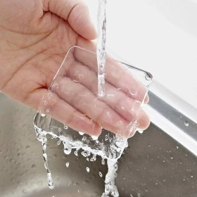 Resim Storemax 4 Adet Şeffaf Silikon Zemin Koruyucu, ve Beyaz Eşya Altı Için Halı Kaydırmaz Pedler, Dayanıklı ve Çok Yönlü Kullanım, Mobilya ve Zeminleri Koruma 