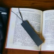 Resim SepetBudur Deri Kitap Ayracı, Mavi 