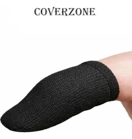 Resim Esmo Home Mobil Oyun Parmak Kılıfı, Yüksek Hassasiyetli Dokunmatik Parmak Kolu, Terletmeyen Kaydırmaz Gamer Finger Sleeve, Fps Pubg Oyun Aksesuarı, Telefon Tablet Uyumlu - KP01 (Iki Çift - Siyah) 