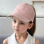 Resim 1 adet Gençler Yaz Kaputu - Hafif, Moda Pembe Renkli, Kurdele Detayı, Güneş Koruması Günlük Geziler ve Oyunlar İçin, 3-8 Yaş İçin Uygun, Açık Hava Güneş Koruması | Moda Aksesuarı | Hafif Kaput 