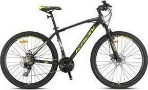 Resim XC 75 - 27.5 MTB - 16' - 21 Vites - M.DISC. - Mat Siyah-Neon Sarı/Bej 