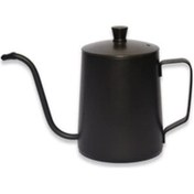 Resim EPİNOX PASLANMAZ ÇELİK MİNİ KETTLE 600 ML SİYAH KAPAKLI (MKK-60) 