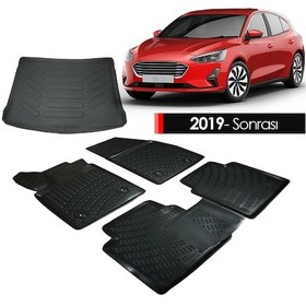 Resim Ford Focus 4 Paspas Bagaj Havuzu 3D Rizline Set Hb 2019- Sonrası 