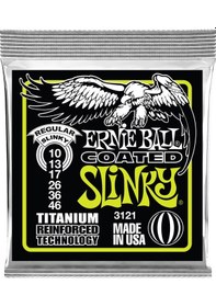 Resim Ernie Ball 3121 Coated Titanium Regular Slinky Takım Tel Elektro 