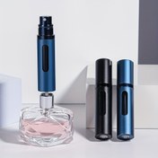 Resim 8ml/0.27oz Cam Yeniden Doldurulabilir Parfüm Şişesi, Sprey Kokulu Pompalı Kılıf - Taşınabilir Seyahat Boş Kozmetik Kap, Mini Atomizer Şişesi, PVC Serbest, Seyahat Parfüm Atomizer | Şık Tasarım | Kolay Temizlenebilir Malzeme 