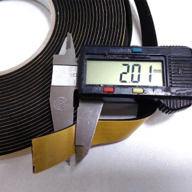 Resim Contacall Kapı Pencere Bandı Yapışkan Sünger 2 Mm Kalınlık 20 Mm Genişlik 10 Metre Uzunluk / Eva 2*20 