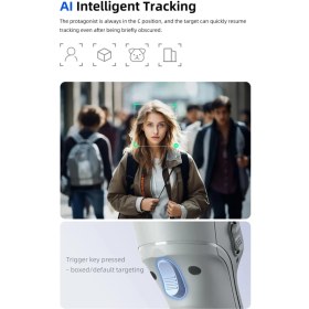 Resim Tokqı 360 Derece Otomatik Yüz Takipli Tripodlu Bt 5.0 Selfie Gimbal 