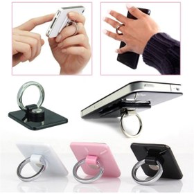 Resim YFHOME 2 Adet Tek Parmak Yapışkanlı Cep Telefon Tablet Tutucu 