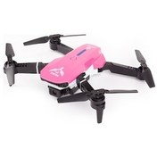 Resim İlk Dronum Katlanır Çift Kameralı Tek Tuşla Iniş Kalkış Başlangıç Drone Model (3 Bataryalı, Pembe) 