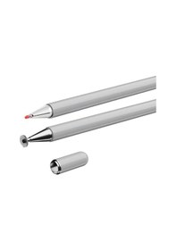 Resim Lenovo Tab M11 İle Uyumlu Disk Uçlu Hassas Dokunmatik Ve Tükenmez Kalem Siyah 