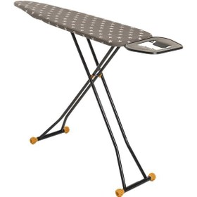 Resim Smoothpress Monoblok Metal Tablalı Buharı Geçiren Özel Kumaşlı Premium Ütü Masası Gri 