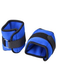 Resim Gus Company 2 Adet 1'er Kg El Ve Ayak Bilek Ağırlığı Ayarlanabilir Kayışlı - Ağırlık Kum Torbası Mavi 