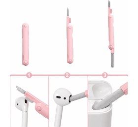 Resim Omilife 7 in 1 Temizlik Kiti Laptop Klavye Telefon Kamera Airpods Çok Fonksiyonlu Temizleme Seti 