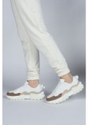 Resim Jump 29780 Beyaz - Bej Kadın Sneaker Günlük Spor Ayakkabı Beyaz - Bej 