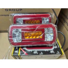 Resim ÇERAY Karavan Dorse Römork Neon Led Stop Lamba 12 V 2 Adet 