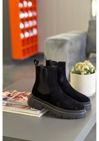 Resim Lfr-5073 Suet Zenne Bot Siyah Siyah 