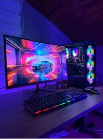 Resim RYZEN Komple Hazır Gaming Set Oyuncu Bilgisayarı Masaüstü 