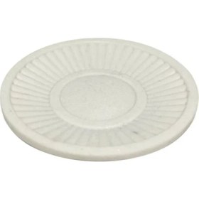 Resim Reçine Tezgah Üstü Katı Sabunluk Beyaz 25X133X133 Mm 