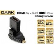 Resim Dark Dk Hd Ahdmıxm270 Mhdmı Hdmı Çevirici Adaptör 