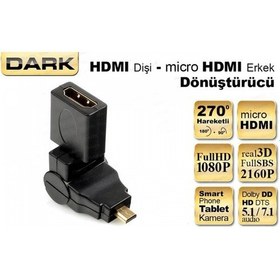 Resim Dark Dk Hd Ahdmıxm270 Mhdmı Hdmı Çevirici Adaptör 