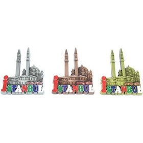 Resim Metal İstanbul Temalı Yöresel Magnet Model 2 Çok Renkli 