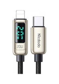 Resim Mcdodo 20w Dijital Göstergeli Type-c To Lightning Kablo CA-8810 