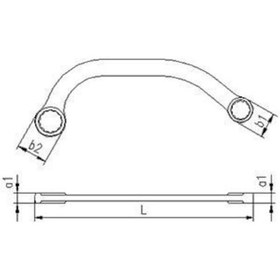 Resim İZELTAŞ Yarım Ay Anahtar Yıldız İki Ağız 11x13 mm 