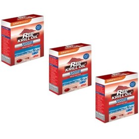 Resim Red Krill Oil Omega 3 500 MG 30 Kapsül 3 Kutu 