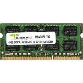 Resim Bigboy BTA016L/4 4 GB DDR3L 1600 MHz CL11 Mac Uyumlu Notebook Bellek 