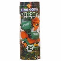 Resim Pet Şişede Asker Seti 13 Parça 