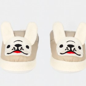 Resim Shoebuo Bebek Çocuk Figürlü Panduf Kaymaz Tabanlı Sevimli Ev Botu Ev Ayakkabısı 