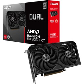 Resim ASUS DUAL AMD Radeon RX 9060XT 16GB DUAL-RX9060XT-16G GDDR6 128Bit DX12 Gaming (Oyuncu) Ekran Kartı 