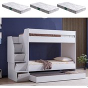 Resim Ranza, Martin Yavrulu Ranza - Beyaz 3 Adet Comfort Yatak 240 CM 