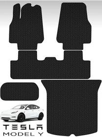 Resim BBS AKSESUAR TESLA MODEL Y HÜCRELİ EVA PASPAS SETİ 