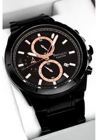 Resim Ferrucci Erkek Kol Saati Function Siyah Renk, 3 Atm Su Geçirmezlik Bileklik Ile Sdfer003 Siyah 