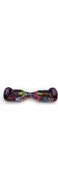 Resim Ryder Star Elektrikli Kaykay Hoverboard Bluetooth Hoparlörlü 6.5 Inch Akıllı Dengeli RS-S5 Grafiti Mix 