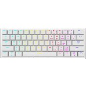 Resim Magic-refiner Mk28 Üç Modlu Mekanik Klavye 61 Tuş Rgb Klavye Bt5.0/2.4g/usb Kablolu Bağlantı Desteği Kırmızı Anahtarlar Beyaz 