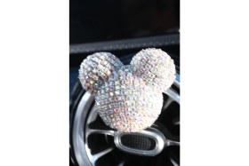 Resim Tasarım Arabam Panda Koku Yaldız Taş & Bagetsiz 