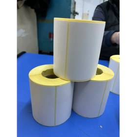 Resim 100X100 Lamine Termal Etiket | 6 Rulo | 400 Sarım | 