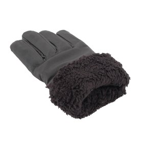 Resim Erkek Deri Eldiven - İçi Peluşlu - Savex - Siyah - 137-A 