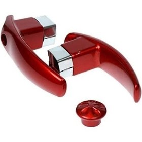 Resim Kırmızı Kare Çaydanlık Sapı Kırmızı 