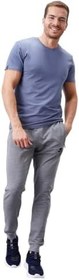 Resim TOMMY LIFE İndigo Fermuar Cepli Dar Kalıp Jogger Eşofman Altı, T01ER-84343 